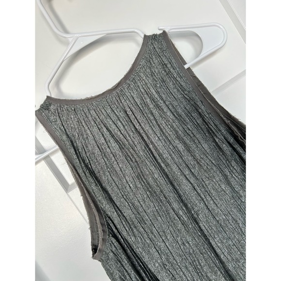Meadow Rue Anthropologie Women's Pleated Swing Tank Top Olive Green Size XS - Picture 7 of 15